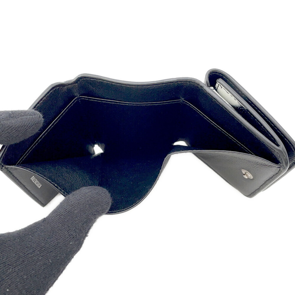 Balenciaga Dot fold Tri Cash Wallet Black - Picture 5 of 9